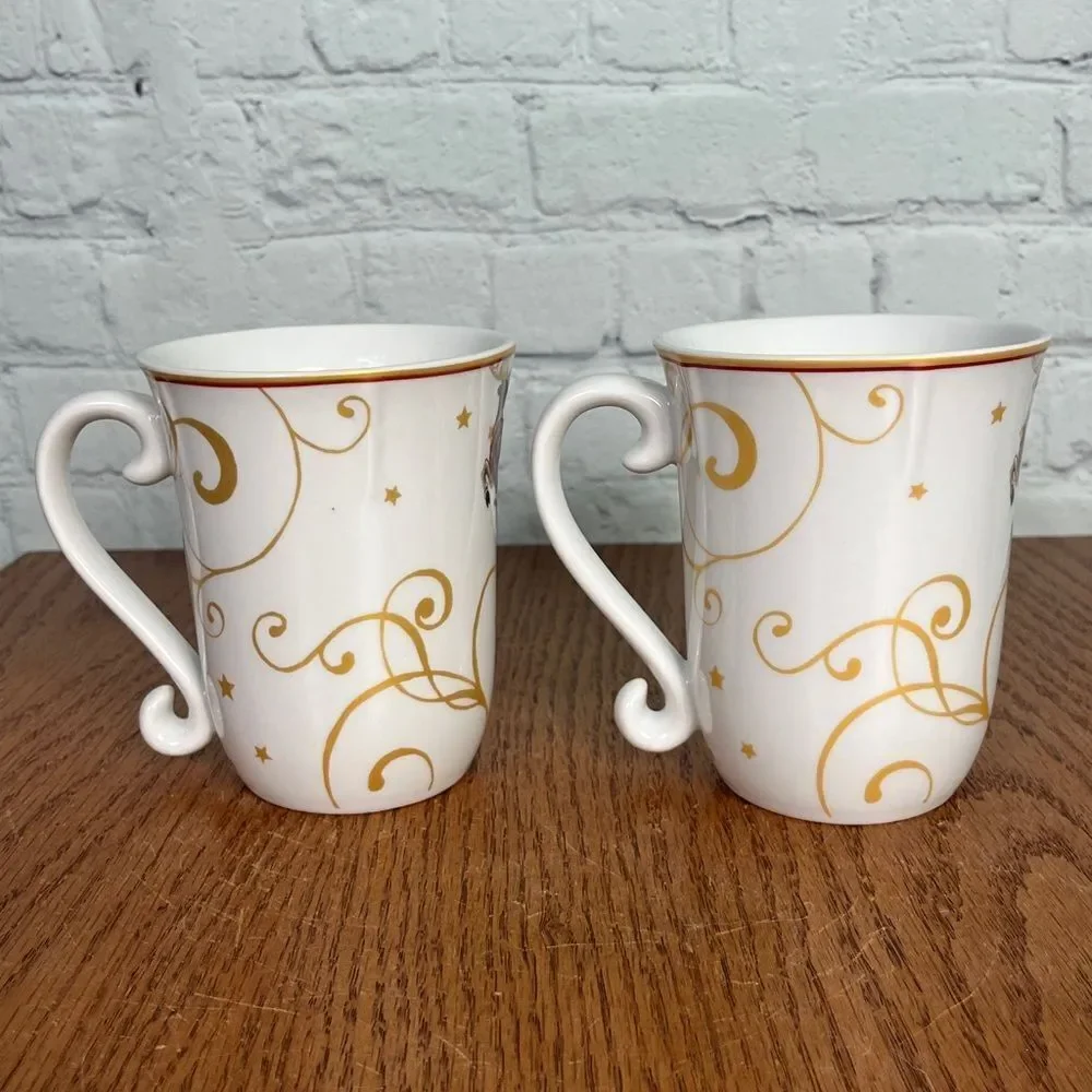 Williams Sonoma | Set of 2 Twas The Night Before Christmas Holiday Mugs 🎅🏻 🦌